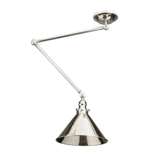 Lampa sufitowa/ścienna Provence – 1 źródło światła – Polerowany nikiel PV-GWP-PN Elstead Lighting