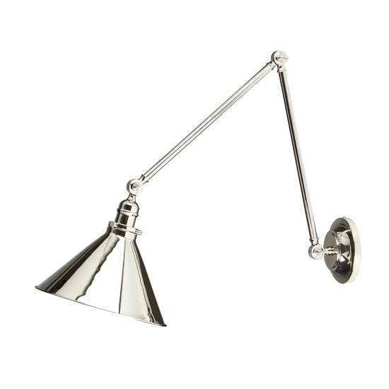 Lampa sufitowa/ścienna Provence – 1 źródło światła – Polerowany nikiel PV-GWP-PN Elstead Lighting