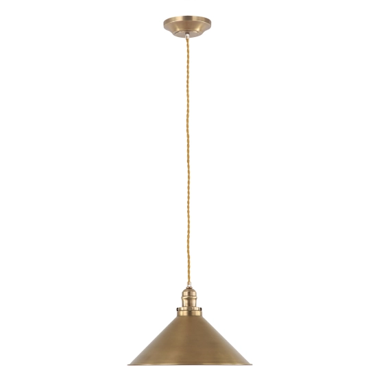 kinkiecik.pl Lampa wisząca Provence – 1 źródło światła – Stary mosiądz PV-SP-AB Elstead Lighting