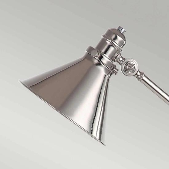 Lampa biurkowa Provence – 1 źródło światła – Polerowany nikiel PV-TL-PN Elstead Lighting