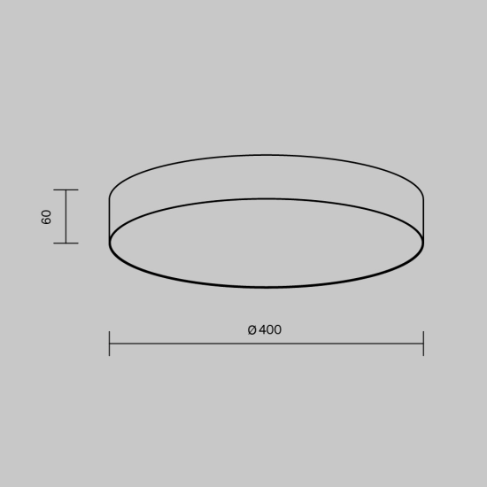 Lampa sufitowa Zon C032CL-45W3K-RD-B Maytoni - zdjęcie dodatkowe 5