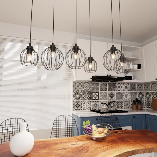 Lampa wisząca NANDO 6 BL 1369/6 EMIBIG Lighting