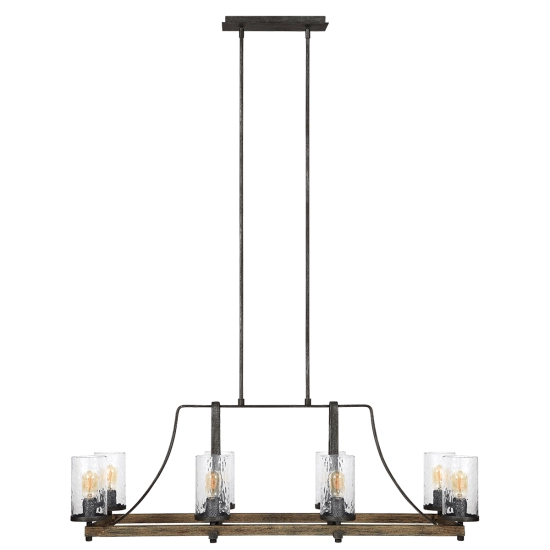 kinkiecik.pl Podłużna lampa wisząca Angelo – 8 źródeł światła QN-ANGELO8-ISLE Elstead Lighting