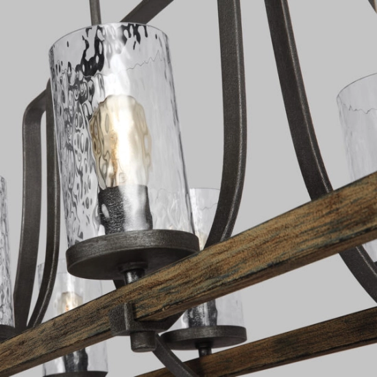 Podłużna lampa wisząca Angelo – 8 źródeł światła QN-ANGELO8-ISLE Elstead Lighting