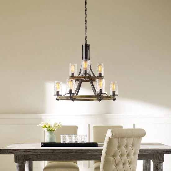 Żyrandol Angelo – 9 źródeł światła QN-ANGELO9 Elstead Lighting