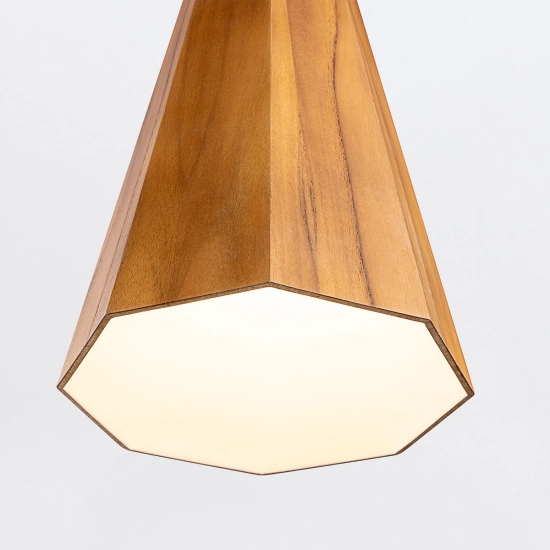 Lampa wisząca Angular QN-ANGULAR-P-S-TEAK Elstead Lighting