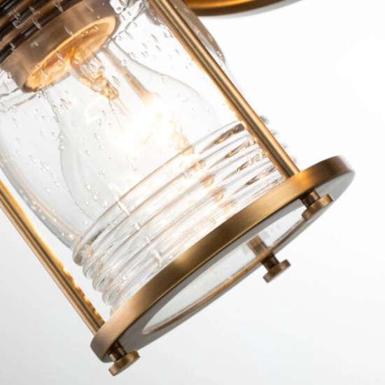 Kinkiet Ashlandbay – 2 źródła światła – Naturalny mosiądz QN-ASHLANDBAY2-NBR-BATH Elstead Lighting