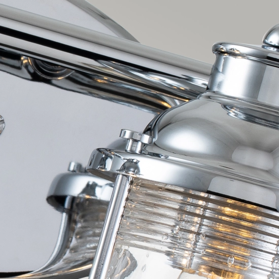 Kinkiet Ashlandbay – 2 źródła światła – Polerowany chrom QN-ASHLANDBAY2-PC-BATH Elstead Lighting