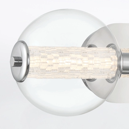 Kinkiet Atomo – 3 źródła światła – Polerowany chrom QN-ATOMO-3W-PC Elstead Lighting