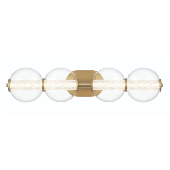 Kinkiet Atomo – 4 źródła światła – Złoty QN-ATOMO-4W-BG Elstead Lighting