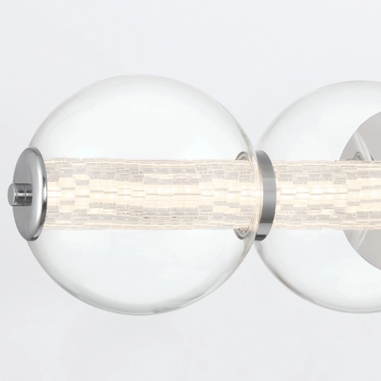 Kinkiet Atomo – 4 źródła światła – Polerowany chrom QN-ATOMO-4W-PC Elstead Lighting