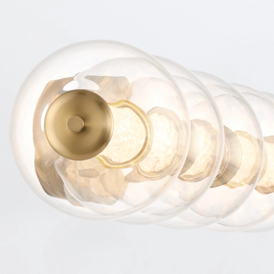 Kinkiet Atomo – 5 źródeł światła – złoty QN-ATOMO-5W-BG Elstead Lighting