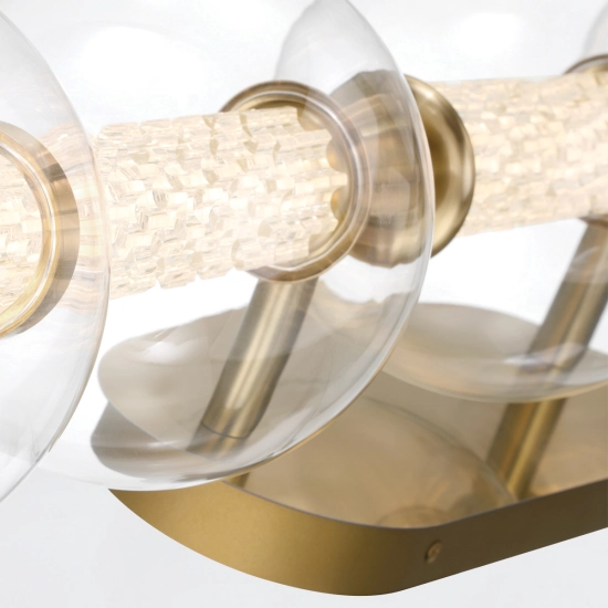 Kinkiet Atomo – 5 źródeł światła – złoty QN-ATOMO-5W-BG Elstead Lighting