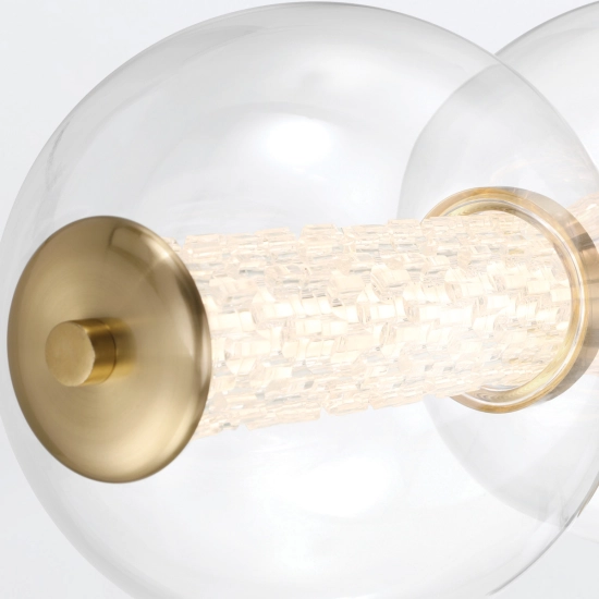 Kinkiet Atomo – 5 źródeł światła – złoty QN-ATOMO-5W-BG Elstead Lighting