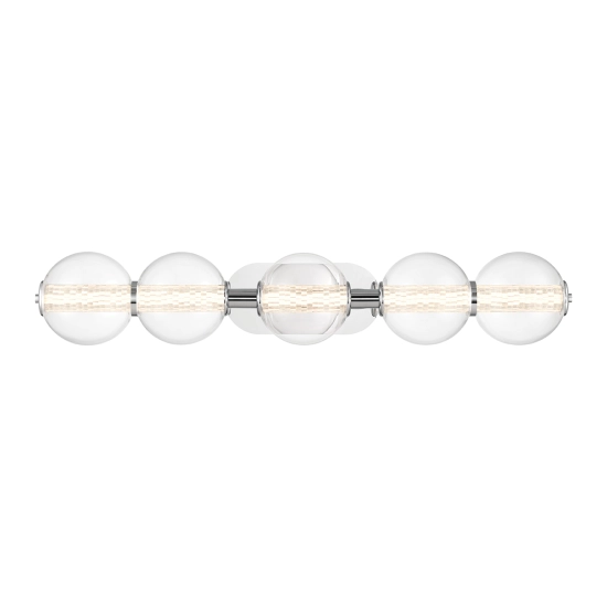Kinkiet Atomo – 5 źródeł światła – Chrom QN-ATOMO-5W-PC Elstead Lighting