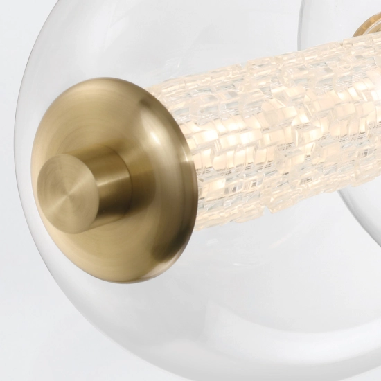 Lampa wyspowa Atomo – 7 źródeł światła – Złoty QN-ATOMO-LP7-BG Elstead Lighting