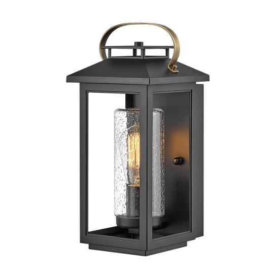 kinkiecik.pl Mały kinkiet Atwater – 1 źródło światła – Czarny QN-ATWATER-S-BK Elstead Lighting