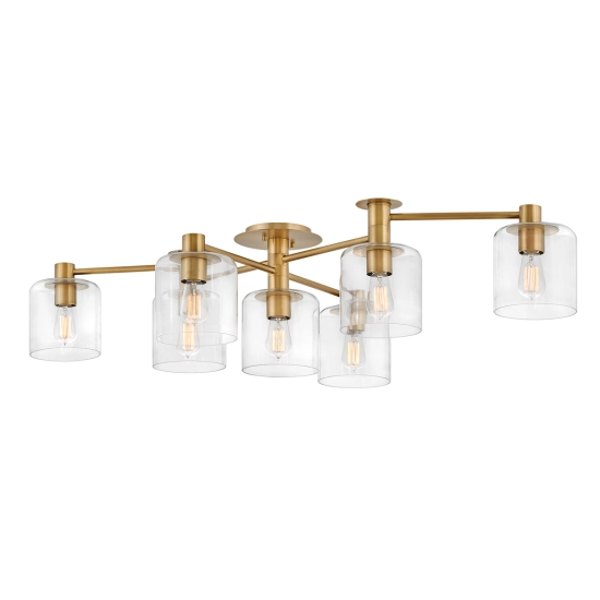 kinkiecik.pl Półplafon Axel – 7 źródeł światła – Stary mosiądz QN-AXEL7-HB Elstead Lighting