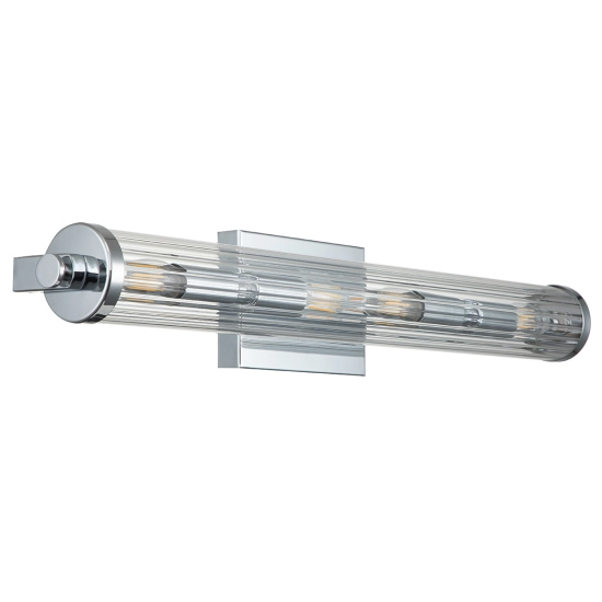 Kinkiet Azores – 4 źródła światła – Polerowany chrom QN-AZORES4-PC Elstead Lighting