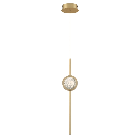 Lampa wisząca Barletta – 1 źródło światła – Złoty QN-BARLETTA-1P-BG Elstead Lighting
