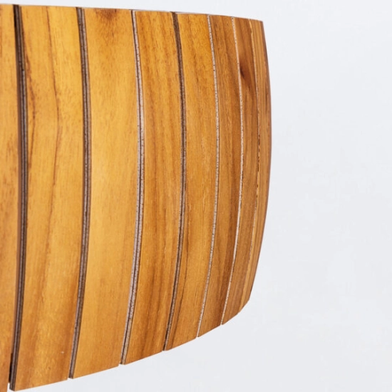 Plafon LED Barrel QN-BARREL-F-LED-50-TEAK Elstead Lighting