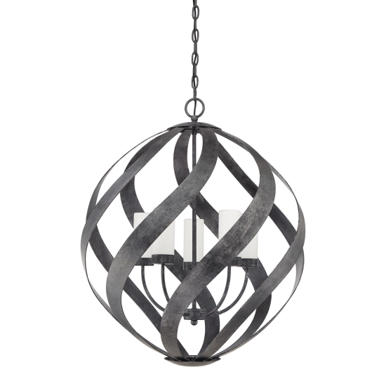 Latarnia wisząca Blacksmith – 5 źródeł światła QN-BLACKSMITH-5P-OBK IP44 Elstead Lighting