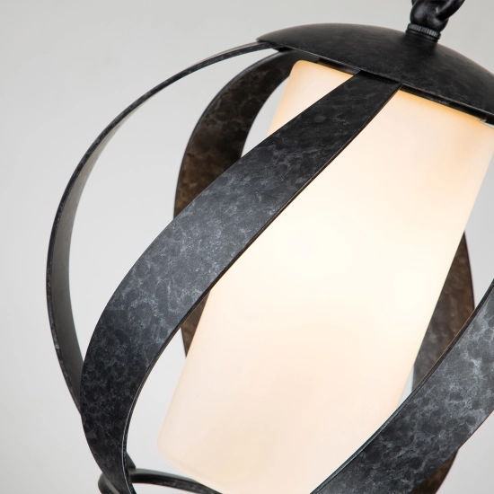 Latarnia wisząca Blacksmith – 1 źródło światła QN-BLACKSMITH-P-OBK IP44 Elstead Lighting