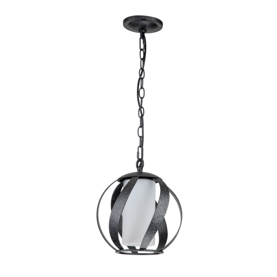 Latarnia wisząca Blacksmith – 1 źródło światła QN-BLACKSMITH-P-OBK IP44 Elstead Lighting