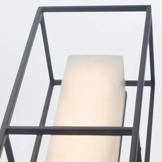 Duży kinkiet Blakley – 1 źródło światła – Matowa czerń QN-BLAKLEY-L-BK Elstead Lighting