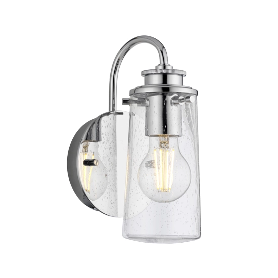 kinkiecik.pl Kinkiet Braelyn – 1 źródło światła – Polerowany chrom QN-BRAELYN1-PC Elstead Lighting