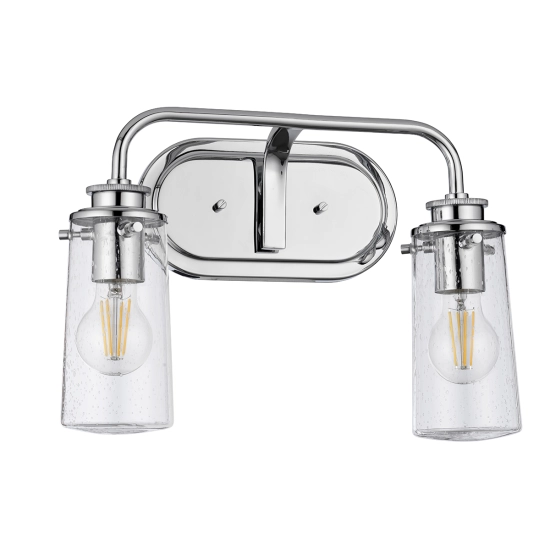 Kinkiet Braelyn – 2 źródła światła – Polerowany chrom QN-BRAELYN2-PC Elstead Lighting