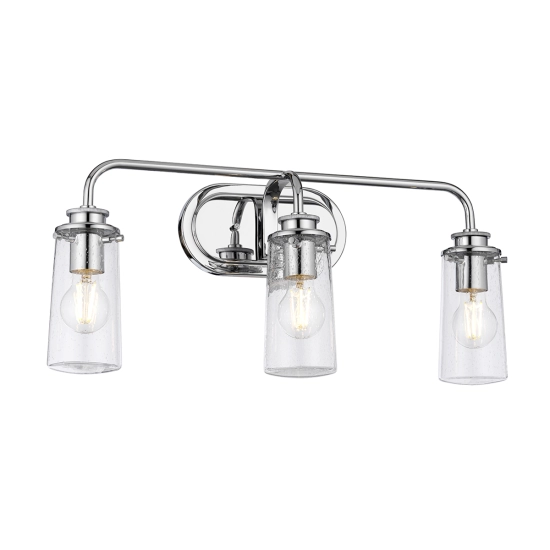 kinkiecik.pl Kinkiet Braelyn – 3 źródła światła – Polerowany chrom QN-BRAELYN3-PC Elstead Lighting
