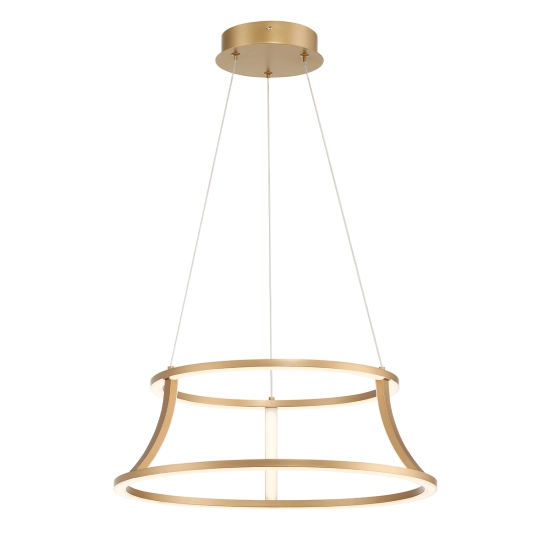 Żyrandol Cadoux – Satynowe złoto QN-CADOUX-P-BG Elstead Lighting