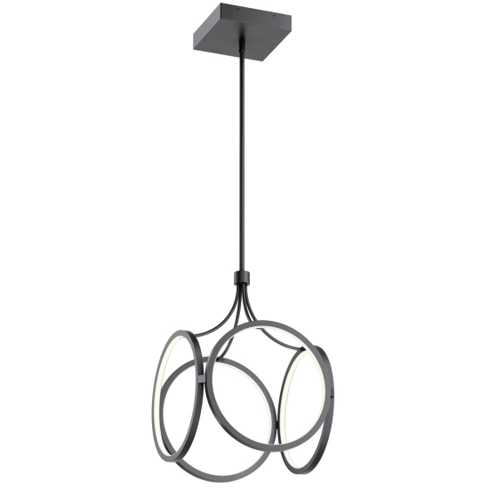kinkiecik.pl Lampa wisząca LED Ciri – Matowa czerń QN-CIRI-P-MBK Elstead Lighting