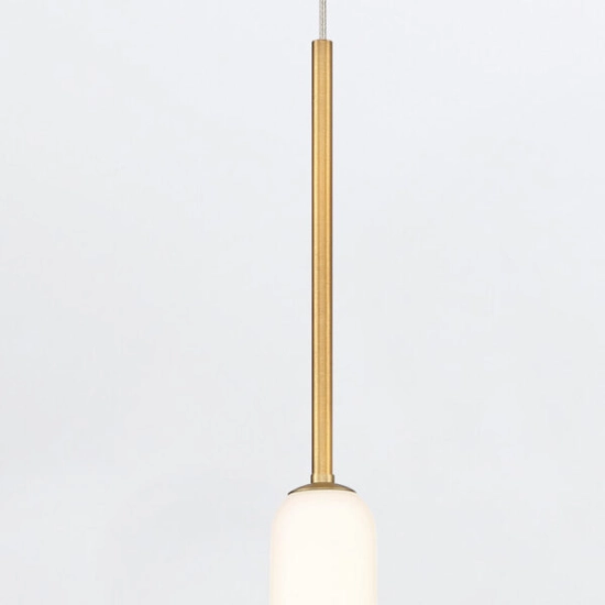 Lampa wisząca Cumberland – 1 źródło światła – Złoty QN-CUMBERLAND-1P-BG Elstead Lighting