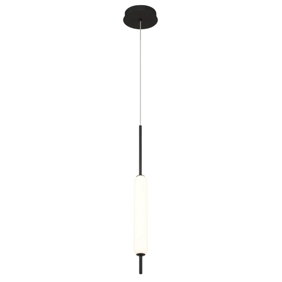 Lampa wisząca Cumberland – 1 źródło światła – Matowa czerń QN-CUMBERLAND-1P-BK Elstead Lighting