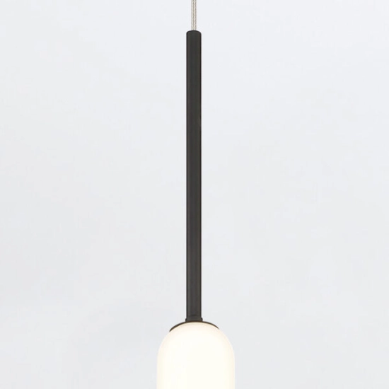 Lampa wisząca Cumberland – 1 źródło światła – Matowa czerń QN-CUMBERLAND-1P-BK Elstead Lighting
