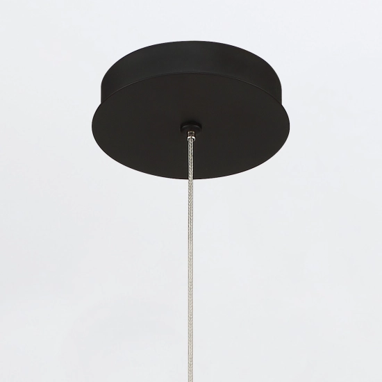 Lampa wisząca Cumberland – 1 źródło światła – Matowa czerń QN-CUMBERLAND-1P-BK Elstead Lighting