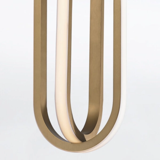 Lampa wisząca Demark – Matowe złoto QN-DEMARK-1P-BG Elstead Lighting