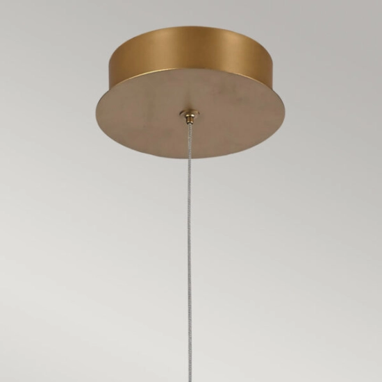 Lampa wisząca Demark – Matowe złoto QN-DEMARK-1P-BG Elstead Lighting