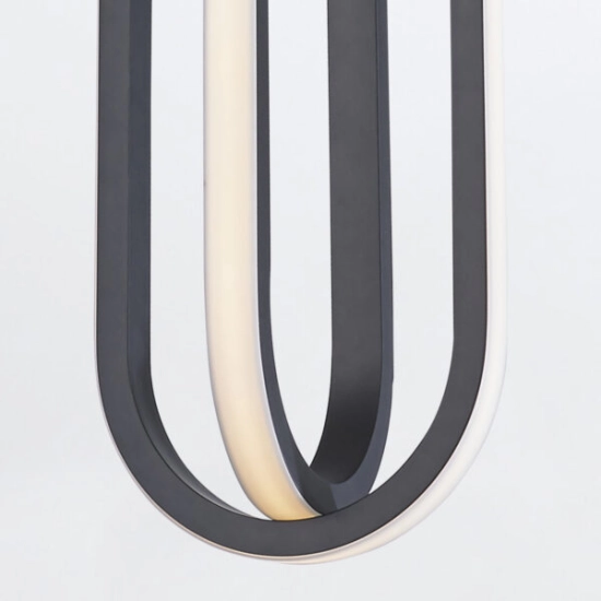 Lampa wisząca Demark – Matowa czerń QN-DEMARK-1P-BK Elstead Lighting