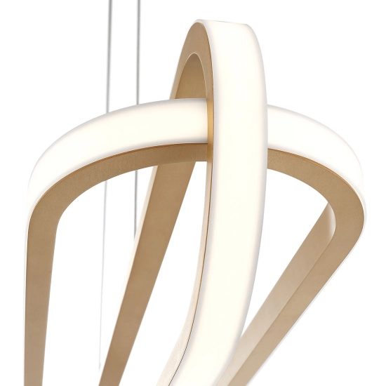Lampa wyspowa Demark – Matowe złoto QN-DEMARK-LP-BG Elstead Lighting