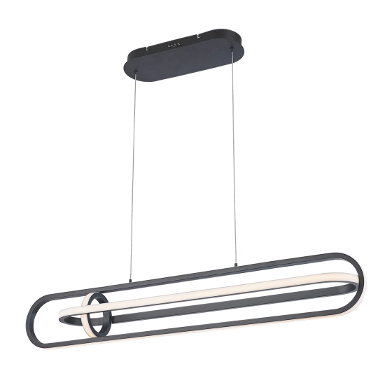 Lampa wyspowa Demark – Matowa czerń QN-DEMARK-LP-BK Elstead Lighting