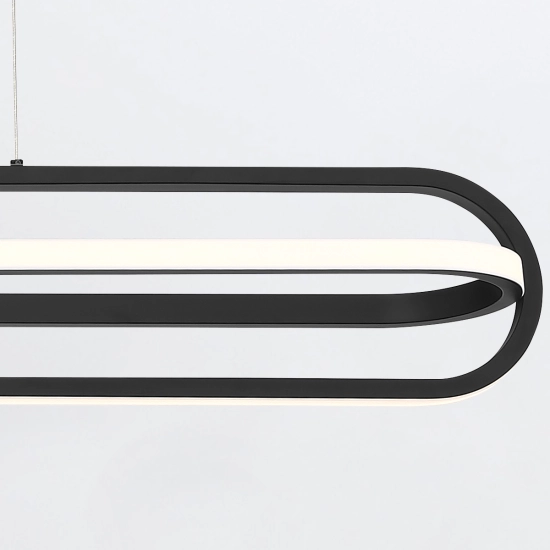 Lampa wyspowa Demark – Matowa czerń QN-DEMARK-LP-BK Elstead Lighting