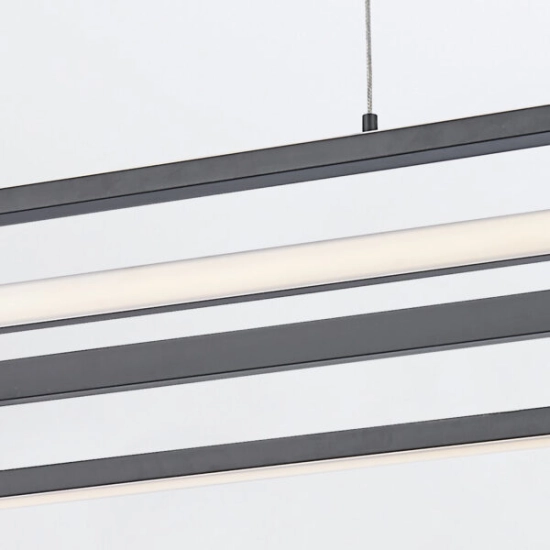 Lampa wyspowa Demark – Matowa czerń QN-DEMARK-LP-BK Elstead Lighting