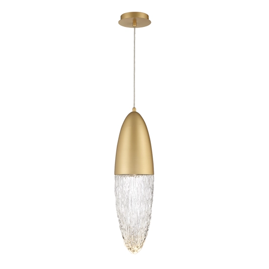 Lampa wisząca Ecrou – Matowe złoto QN-ECROU-1P-BG Elstead Lighting