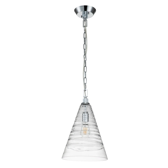 Lampa wisząca Elmore – 1 źródło światła – Polerowany chrom QN-ELMORE-P-PC Elstead Lighting