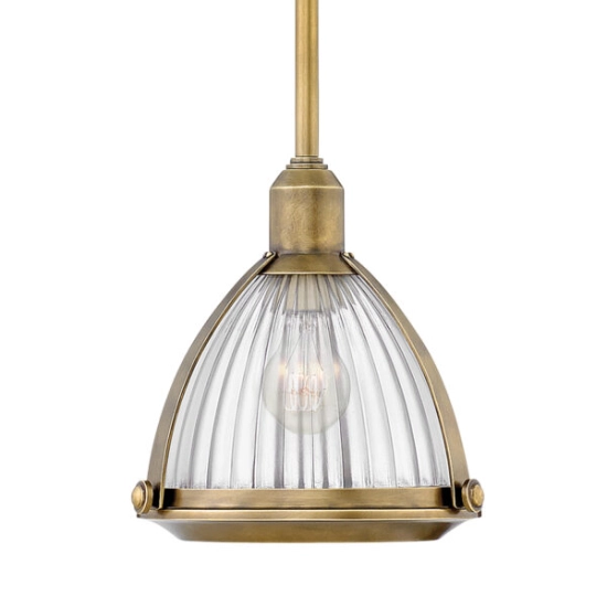 Lampa wisząca Elroy – 1 źródło światła – Stary mosiądz QN-ELROY-HB Elstead Lighting