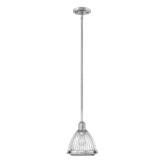 kinkiecik.pl Lampa wisząca Elroy – 1 źródło światła – Polerowany nikiel QN-ELROY-PN Elstead Lighting