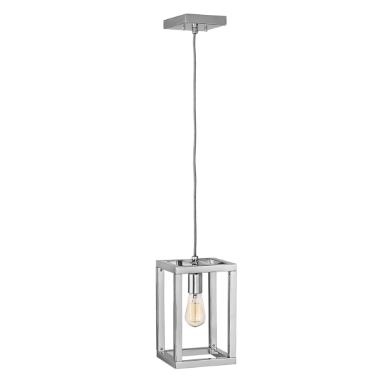 kinkiecik.pl Lampa wisząca Ensemble – 1 źródło światła – Polerowany nikiel QN-ENSEMBLE1P-PN Elstead Lighting